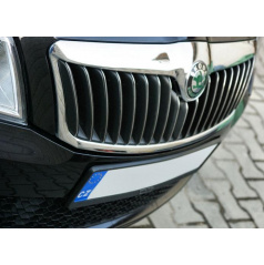 NEREZ chrom výplně masky - OMSA LINE Škoda Octavia II Facelift 09-12