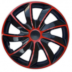 Kryty kol Quad Bicolor Red 13-16" (po 1 ks)