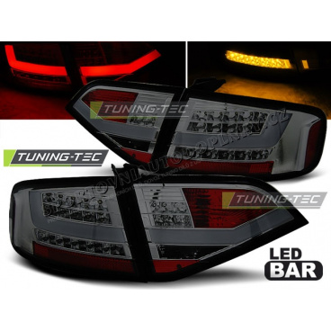 Audi A4 B8 2008-11 Sedan zadní lampy smoke LED