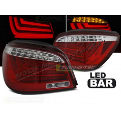 BMW E60 07.2003-02.2007 zadní lampy red white LED BAR