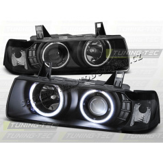 BMW E36 90-99 ANGEL EYES BLACK (LPBM68) - sedan / compact / touring