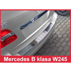 Nerez kryt-ochrana prahu zadního nárazníku Mercedes B W 245 2005-08