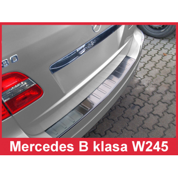 Nerez kryt-ochrana prahu zadního nárazníku Mercedes B W 245 2005-08