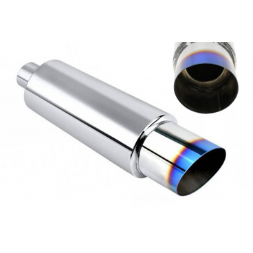Koncový tlumič TurboWorks 89mm vstup 51mm Burn