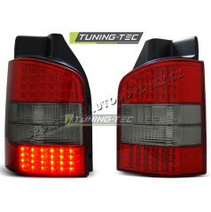 VW T5 2003-09 ZADNÍ LED LAMPY RED SMOKE