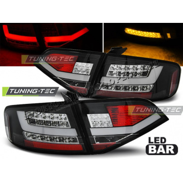 Audi A4 B8 2008-11 Sedan zadní lampy black LED