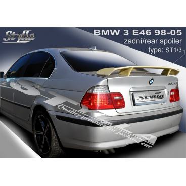 BMW 3/E46 SEDAN 98-05 spoiler zadní kapoty (EU homologace)