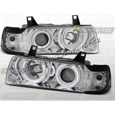 BMW E36 90-99 ANGEL EYES CHROM (LPBM67) - sedan / compact / touring