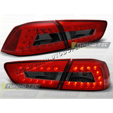 MITSUBISHI LANCER 8 SEDAN 2008-11 ZADNÍ LED LAMPY RED SMOKE