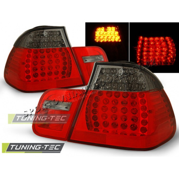 BMW E46 09.2001-03.2005 Sedan zadní lampy red smoke LED