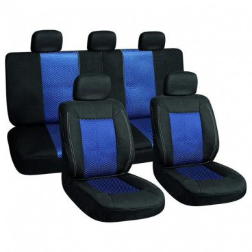 Autopotahy black/blue sada 3ks