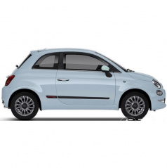 Ochranné boční lišty na dveře, Fiat 500, 2015+, HTB, Facelift