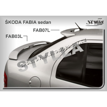 ŠKODA FABIA SEDAN spoiler střešní (EU homologace)