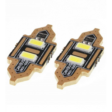 Žárovky sulfit  VERTEX Festoon C5W 2xSMD 5730 12V 31mm