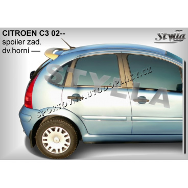 CITROEN C3 (02+) spoiler zad. dveří horní (EU homologace)