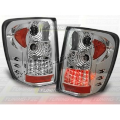 CHRYSLER JEEP GRAND CHEROKEE 1999-05 ZADNÍ LED LAMPY CHROM