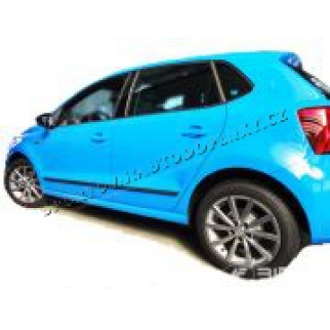 VW Polo 6C, 2015- , 5 dveř., po FL - boční lišty dveří