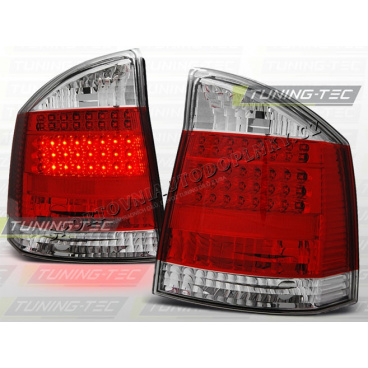 OPEL VECTRA C 2002-08 ZADNÍ LED LAMPY RED WHITE