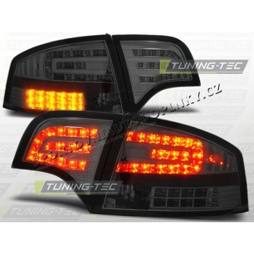 AUDI A4 (B7) SEDAN 2004-08 ZADNÍ LED LAMPY SMOKE