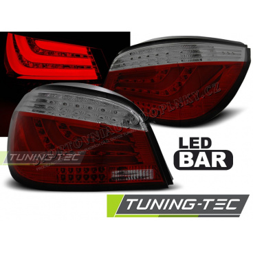 BMW E60 07.2003-02.2007 zadní lampy red smoke LED BAR