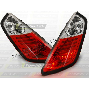 FIAT GRANDE PUNTO 2005-09 ZADNÍ LED LAMPY RED WHITE