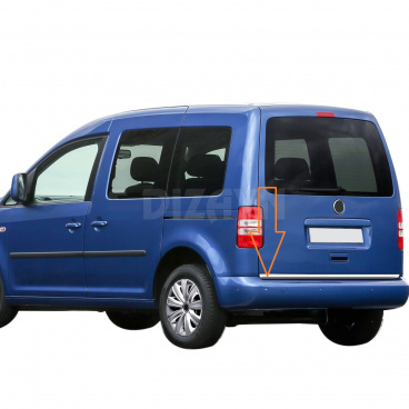 Nerez lišta hrany kufru VW Caddy 2004-14