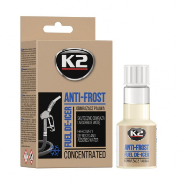 Zimní přísada do benzínu i nafty K2 ANTI-FROST 50 ml