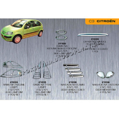 CITROEN C3 CHROM AUTODOPLŇKY