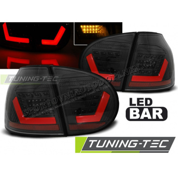 VW Golf 5 10.2003-09 zadní lampy black LED BAR