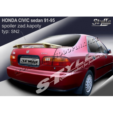 HONDA CIVIC sedan 91-95 spoiler zad. kapoty (EU homologace)