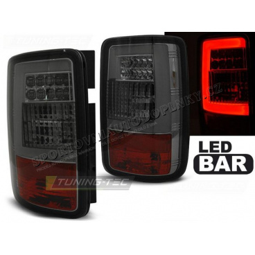 VW Caddy 2003-03.14 zadní lampy smoke LED bar