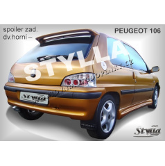 PEUGEOT 106 (96+) spoiler zad. dveří horní (EU homologace)