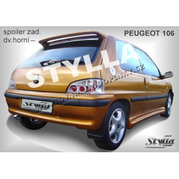 PEUGEOT 106 (96+) spoiler zad. dveří horní (EU homologace)