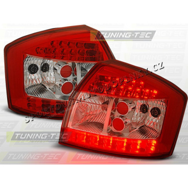 AUDI A4 (B6) 2000-04 ZADNÍ LED LAMPY RED WHITE