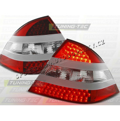 MERCEDES W 220 S-KLASA 1998-05 ZADNÍ LED LAMPY RED WHITE