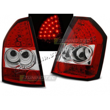 Chrysler 300C / 300 2009-10 zadní lampy red white LED