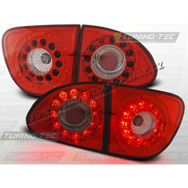 SEAT LEON 1999-04 ZADNÍ LED LAMPY RED WHITE