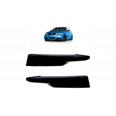 Přídavný díl BMW 3 E90 E91 Facelift Nárazník Přední Lesklá Černá