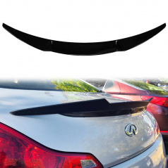 Zadní křídlo Infiniti G37 Lesklá černá ABS