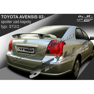 TOYOTA AVENSIS sedan 02+ spoiler zad. kapoty (EU homologace)