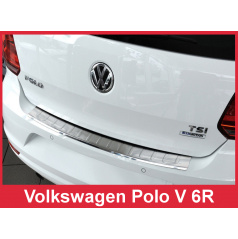 Nerez kryt- ochrana prahu zadního nárazníku Volkswagen Polo V 6R 2014+