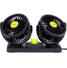 Ventilátor Carmoion Dual - 2x10 cm 12V/8W