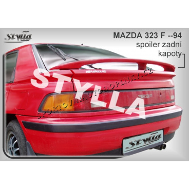 MAZDA 323F (89-94) spoiler zad. kapoty (EU homologace)