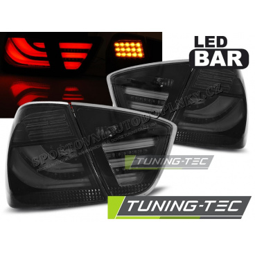 BMW E90 2009-11 zadní lampy smoke black LED BAR