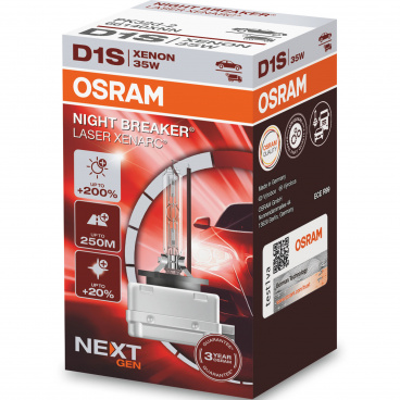 Xenon výbojka D1S Osram 12/24V XENARC NIGHT BREAKER LASER 4500K +200%