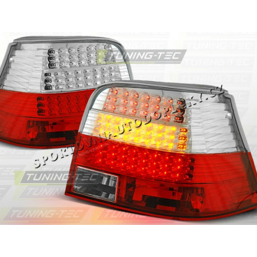 VW GOLF IV 1997-03 ZADNÍ LED LAMPY RED WHITE