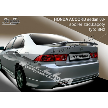 HONDA ACCORD sedan 03-08 spoiler zad. kapoty (EU homologace)