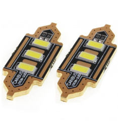 Žárovky sulfit  VERTEX Festoon C5W 3xSMD 5730 12V 39mm