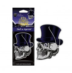 Osvěžovač vzduchu AROMA CAR MUERTOS Skull in Hat Black Oud