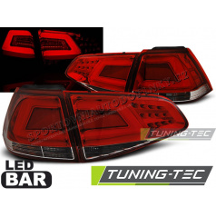 VW Golf 7 2013- zadní lampy red white LED BAR